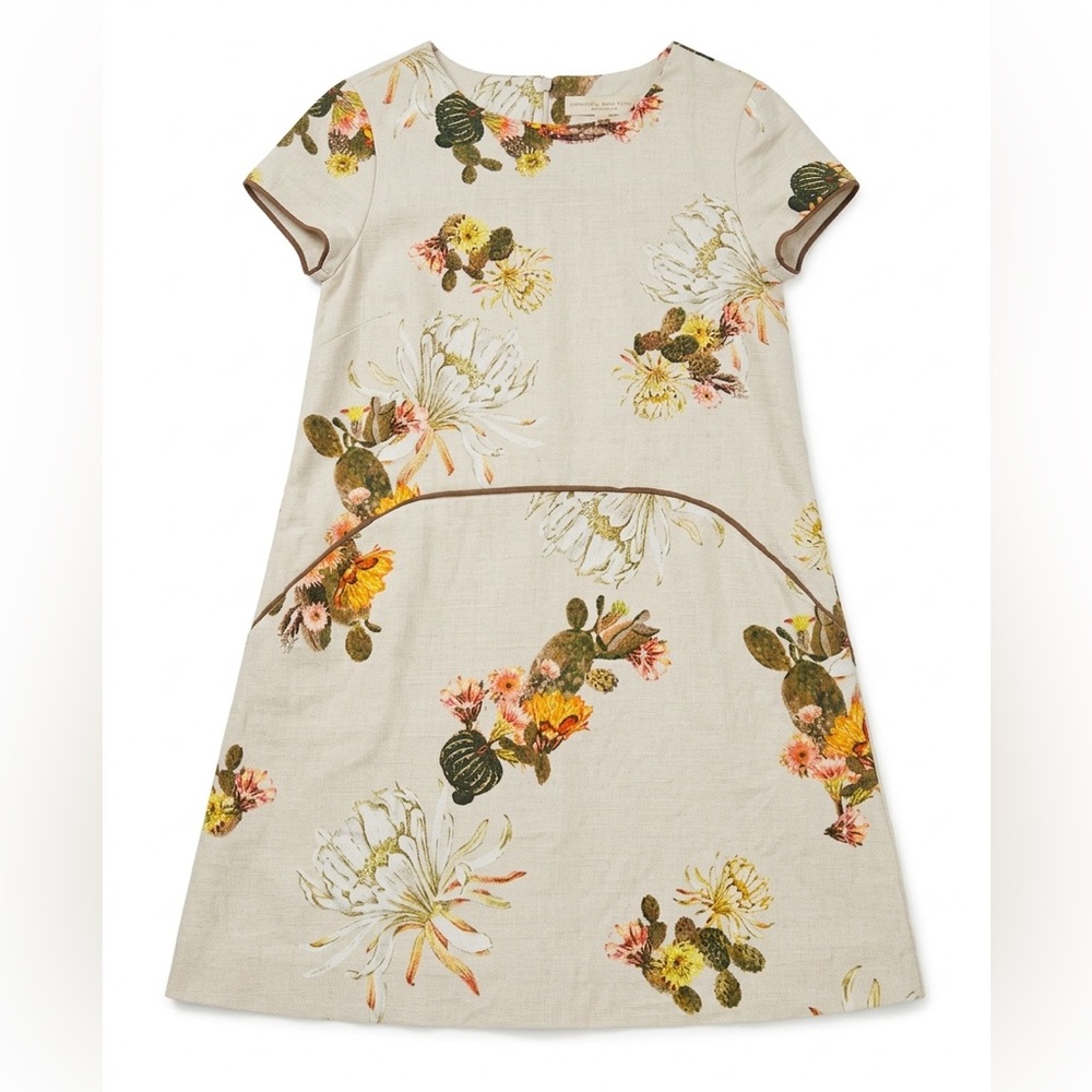 Zara Girls Cactus Floral Soft Collection Dress 11/12 Boho Desert
